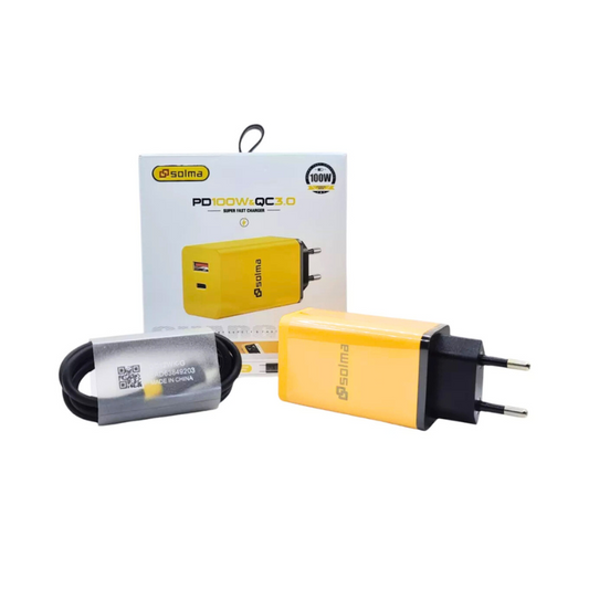 Cargador Carga Rápida 100W + Cable tipo C
