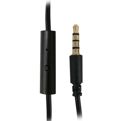 Audífono con cable Altek color Negro